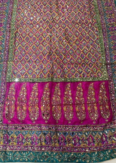 SRB817 Silk Wedding Duppatta by Sehrish B - Memsaab Online