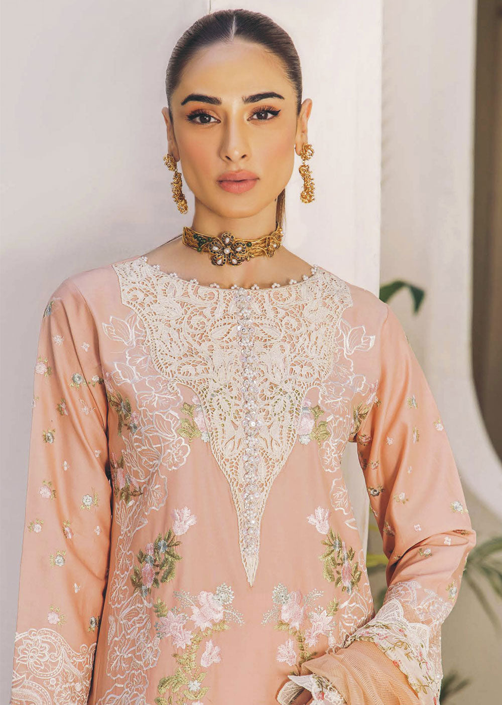 EA-EE-5517 - Unstitched - Eshaisha Eid Edit Lawn Collection 2024 - Memsaab Online