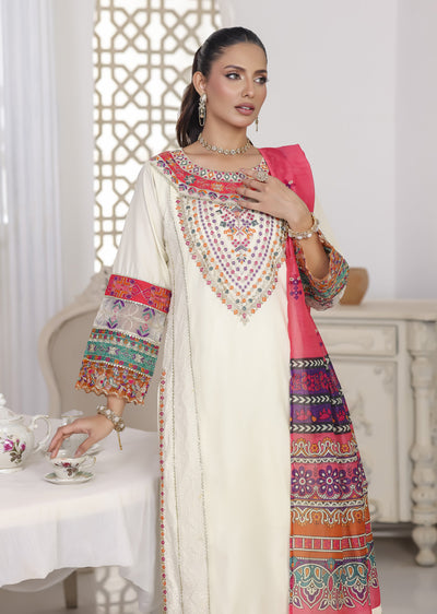 ATR-1157- Readymade Sehrish B Lux Cotton - Memsaab Online