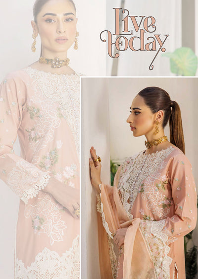 EA-EE-5517-R - Readymade - Embroidered Lawn Collection 2024 - Memsaab Online