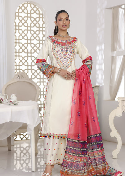 ATR-1157- Readymade Sehrish B Lux Cotton - Memsaab Online