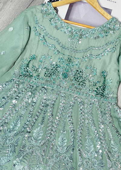 PS1800 Readymade Black Chiffon Suit - Memsaab Online