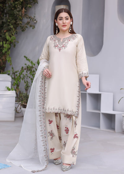 HK326 - Readymade Cotton Outfit 2025 - Memsaab Online