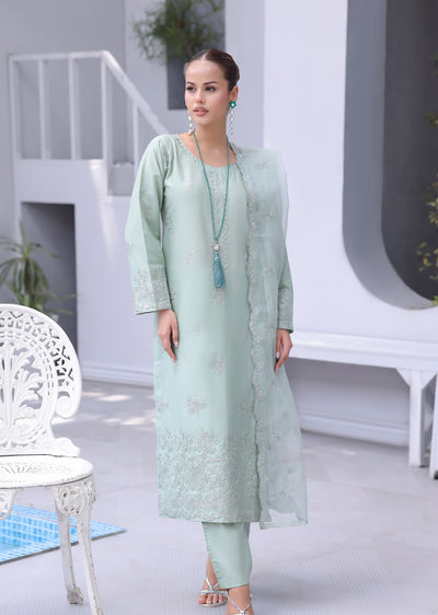 HK324 - Readymade Cotton Outfit 2025 - Memsaab Online