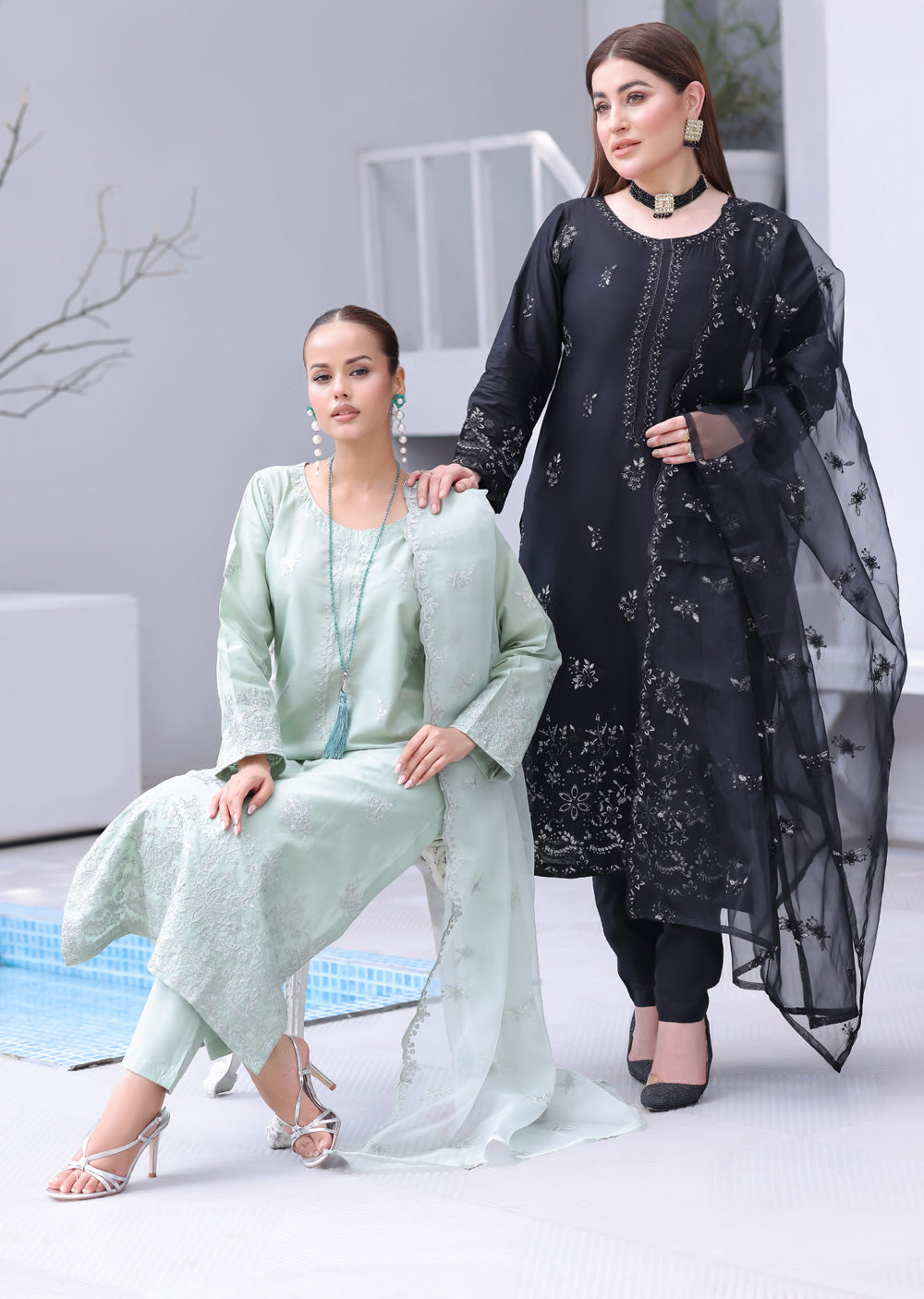 HK324 - Readymade Cotton Outfit 2025 - Memsaab Online