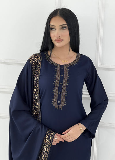 SMR3110 - Readymade Linen Suit - Memsaab Online