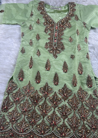 UMR909 - L Green - Readymade - Memsaab Formal Suit - Memsaab Online