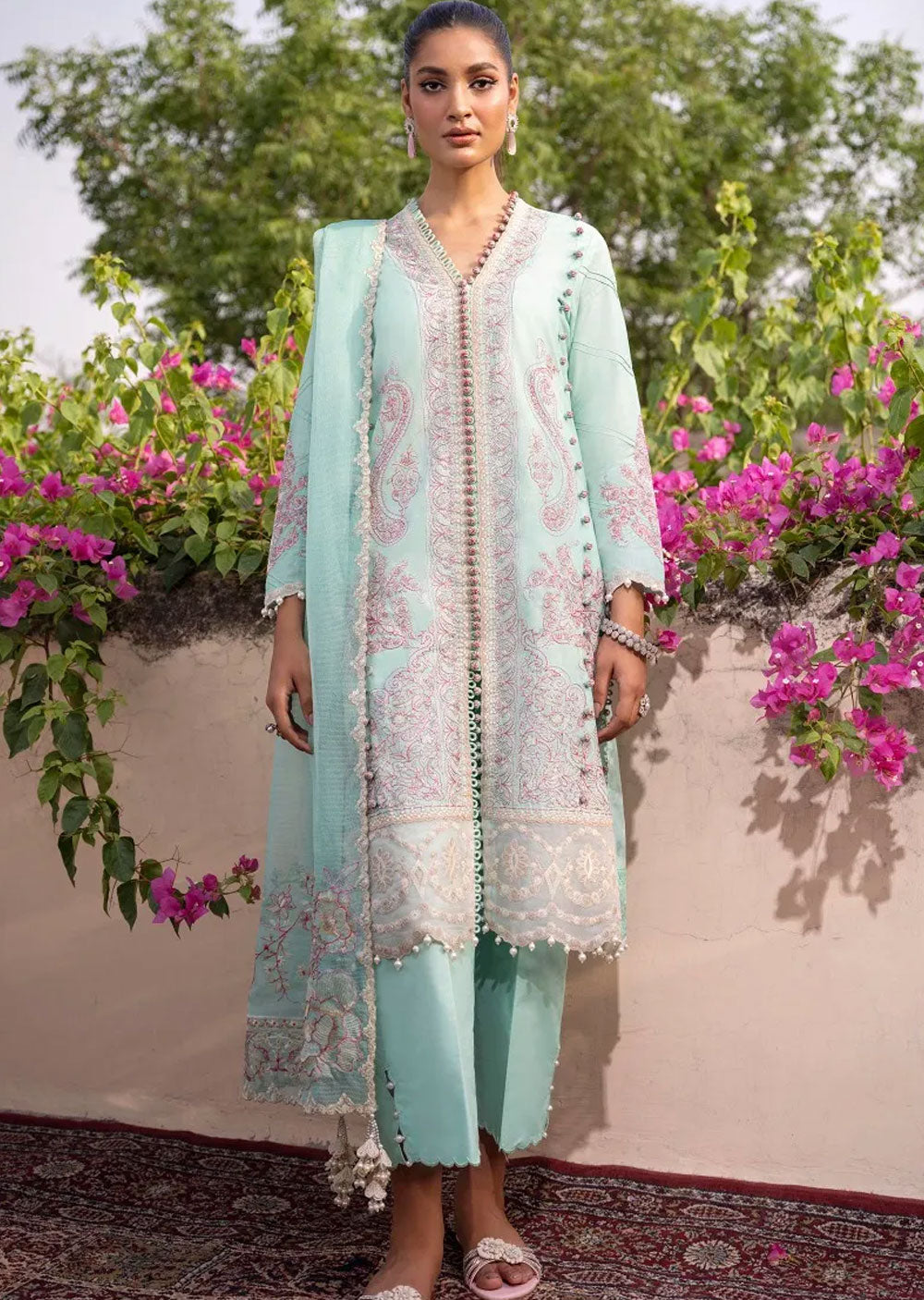 MUZN-18-B - Unstitched - Muzlin Collection Vol 2 by Sana Safinaz 2023 - Memsaab Online