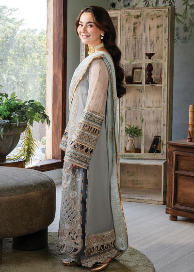 IM-190 - Rumman - Unstitched - Naina Chiffon Collection by Imrozia 2024 - Memsaab Online