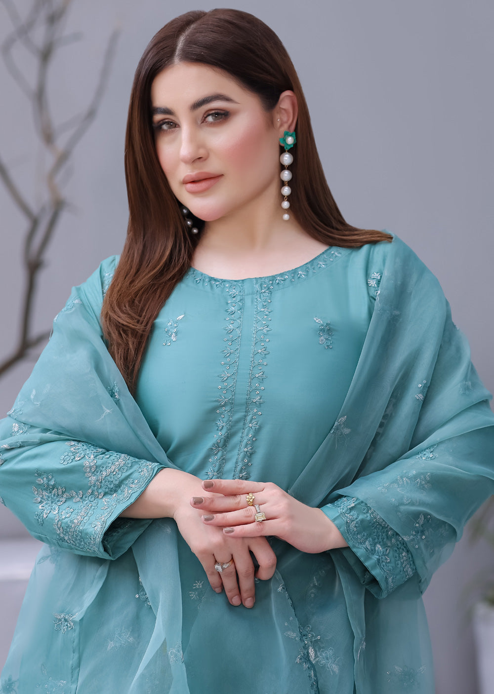 HK324 - Readymade Cotton Outfit 2025 - Memsaab Online