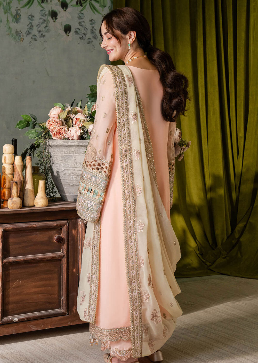 IM-193-R - Kashud - Readymade - Naina Chiffon Collection by Imrozia 2024 - Memsaab Online