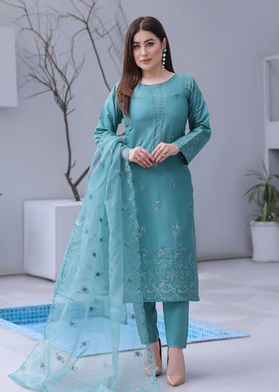 HK324 - Readymade Cotton Outfit 2025 - Memsaab Online