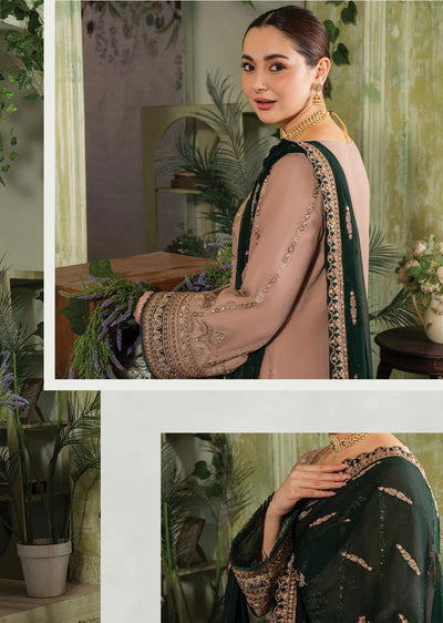 IM-195 - Gul - Unstitched - Naina Chiffon Collection by Imrozia 2024 - Memsaab Online