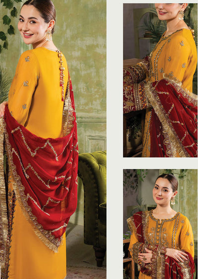 IM-196 - Naaz - Unstitched - Naina Chiffon Collection by Imrozia 2024 - Memsaab Online