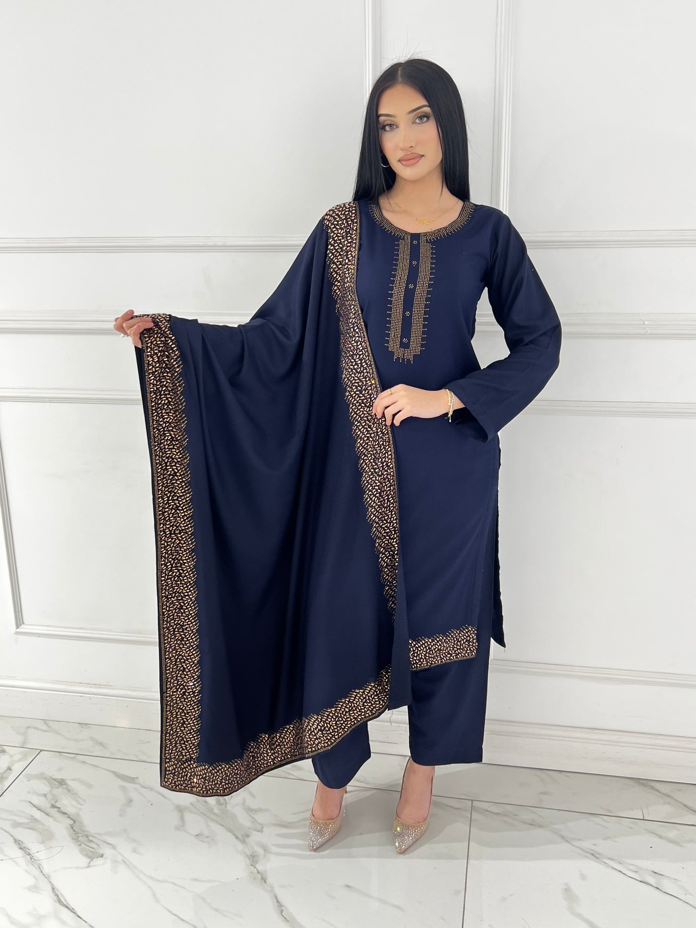 SMR3110 - Readymade Linen Suit - Memsaab Online