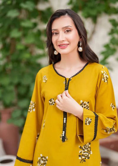 GRT-19 - Kehkashan - Readymade 3 Piece Cotton Suit - Memsaab Online