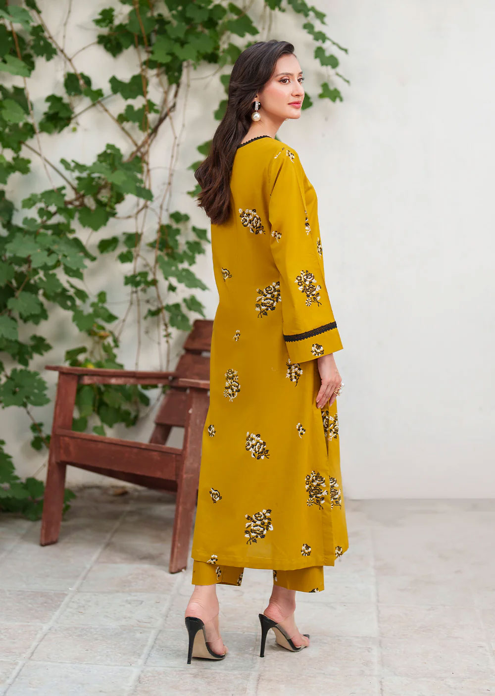 GRT-19 - Kehkashan - Readymade 3 Piece Cotton Suit - Memsaab Online