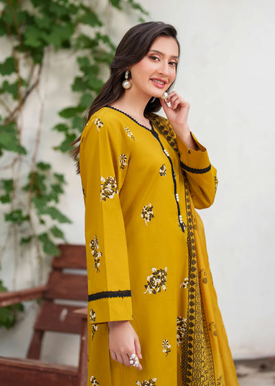 GRT-19 - Kehkashan - Readymade 3 Piece Cotton Suit - Memsaab Online