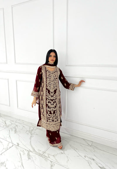 Shaz1844 - Readymade - Chiffon - Mummy n Me Outfit - Memsaab Online
