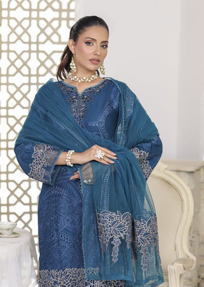 ATR-1601- Readymade Sehrish B Lux Cotton - Memsaab Online