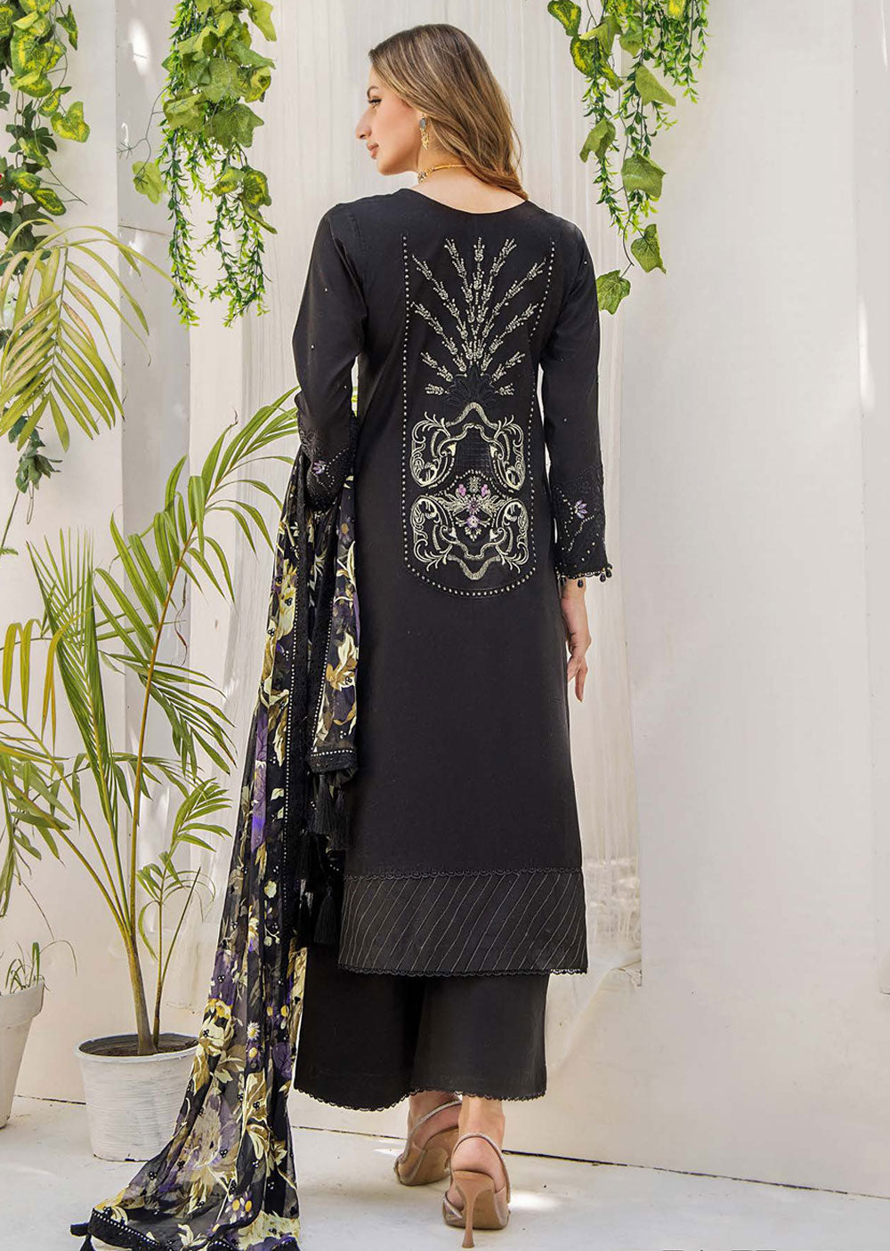 EA-EE-5519 - Unstitched - Eshaisha Eid Edit Lawn Collection 2024 - Memsaab Online