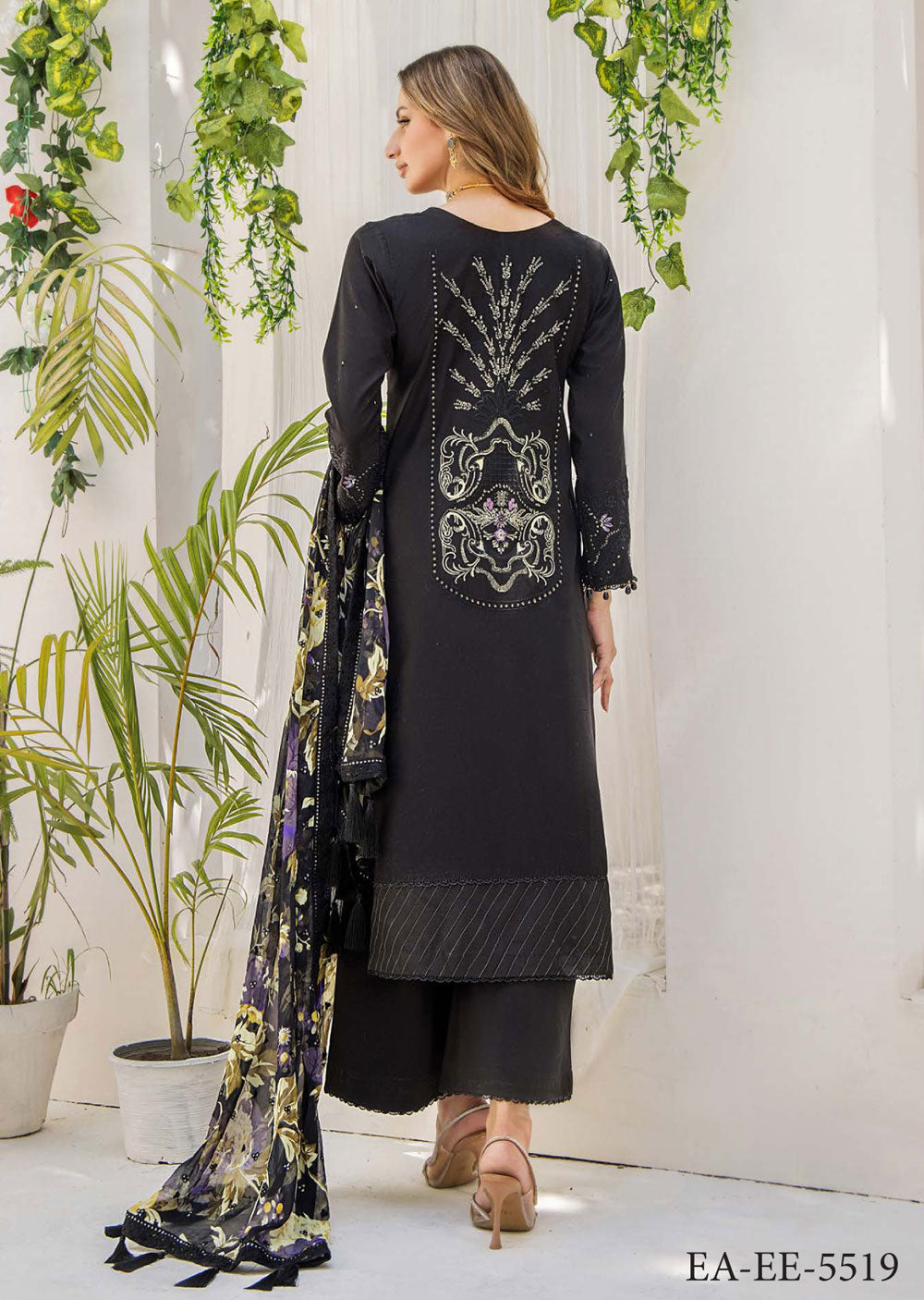 EA-EE-5519-R - Readymade - Embroidered Lawn Collection 2024 - Memsaab Online