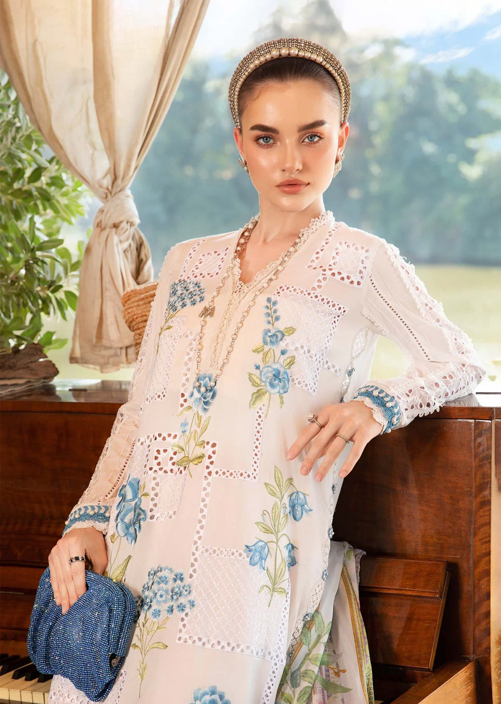 MPLS-01-A - Maria B Mprints Spring Summer Printed Lawn Suit 2025 - Memsaab Online