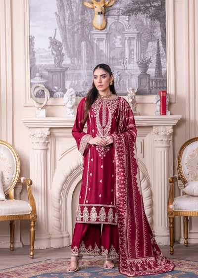 HRM23 - Readymade Memsaab Formal LINEN Suit 2025 - Memsaab Online