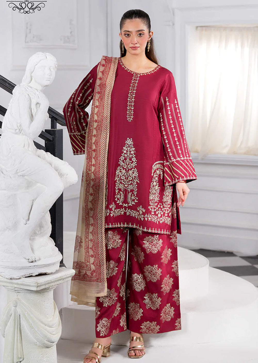 HSS-1138 - Readymade Heeras Suit - Memsaab Online