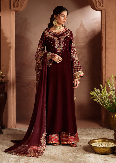 IV-55 Readynade Iznik Embroidered Velvet Edition 2025 - Memsaab Online