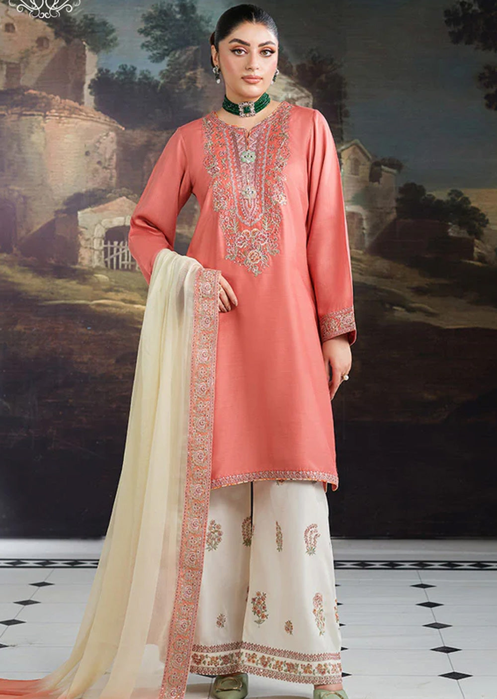 HSS-1134 - Readymade Heeras Suit - Memsaab Online