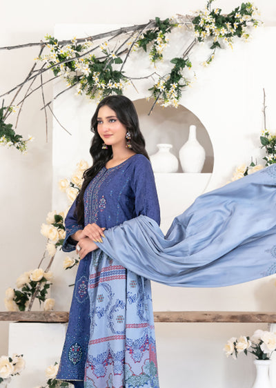 TWD-4557 -Readymade Yumna Collection By Tawakkal Suit 2025 - Memsaab Online