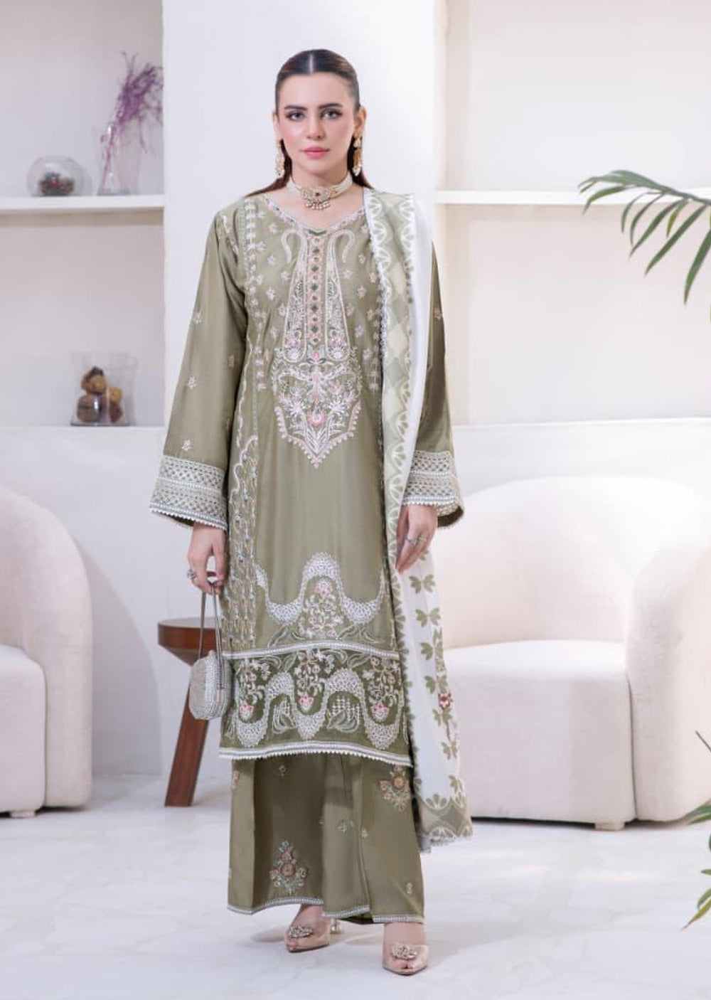 HRM24 - Readymade Memsaab Formal VISCOSE Suit 2025 - Memsaab Online