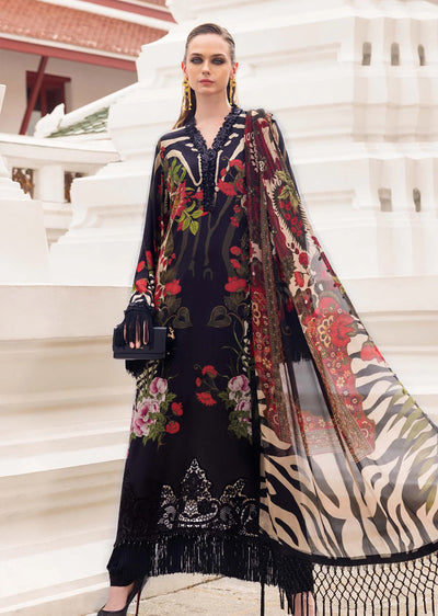 MPT-2810-B Unstitched - Maria B MPRINTS Collection 2025 - Memsaab Online