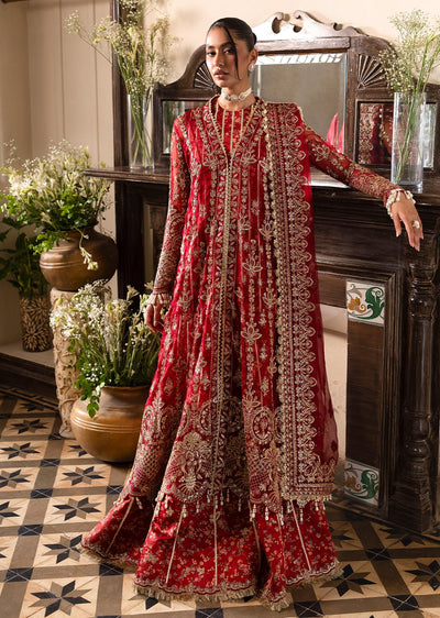 AWE-25-VL-02 Unstitched Tearose-DASTAN GOI'2025 - Memsaab Online