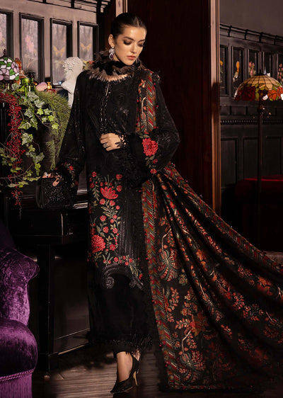 WL-1309-Unstitched Embroidered Linen Suit 2025 - Memsaab Online