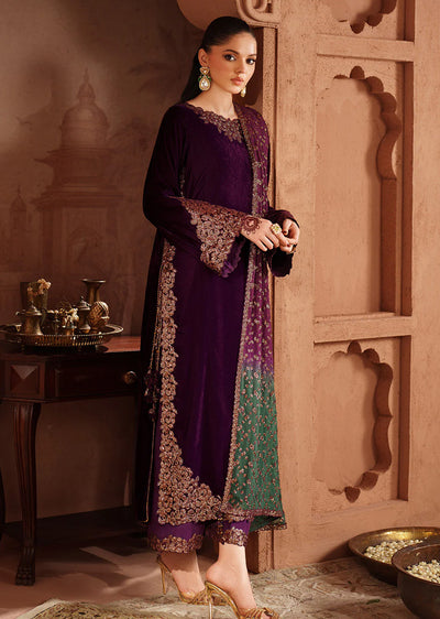 IV-57 Readymade Iznik Embroidered Velvet Edition 2025 - Memsaab Online