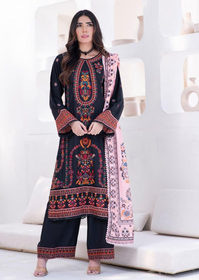 HRM19 - Readymade Memsaab Formal LINEN Suit 2025 - Memsaab Online