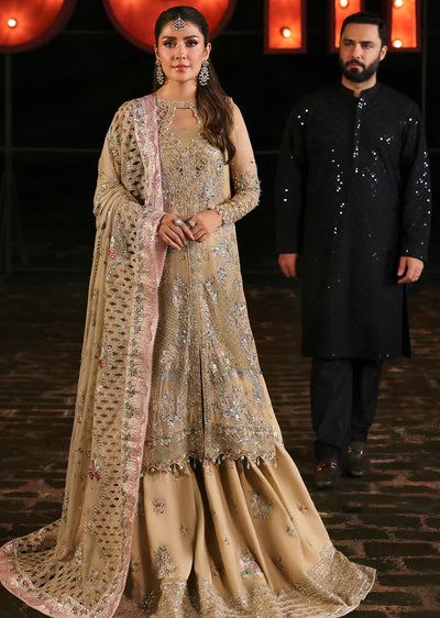 NL-85 Raina Nureh Unstitched Luxury Collection 2025 - Memsaab Online