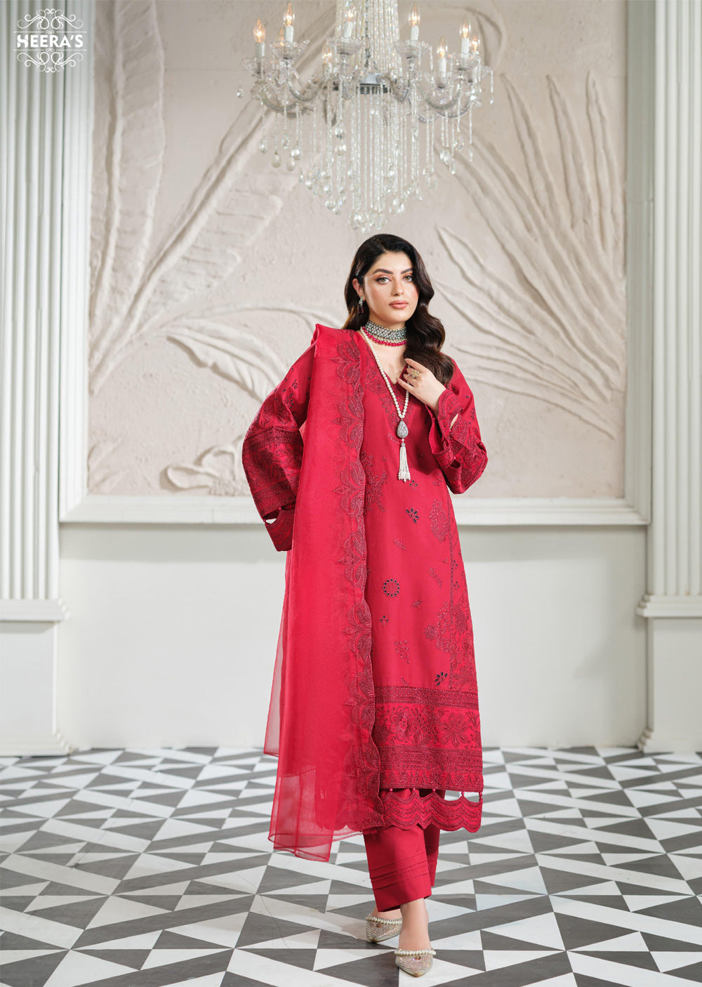 HSS-1156 - Readymade Heeras Suit - Memsaab Online
