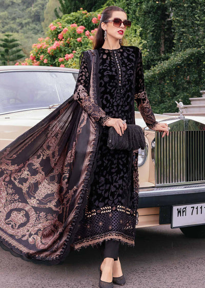 WL-1301- Maria b Embroidered Palachi Suit 2025 - Memsaab Online