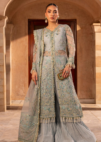 AYN-02 AQUA FORMAL DRESS Readymade Collection by AYLIN 2025 - Memsaab Online