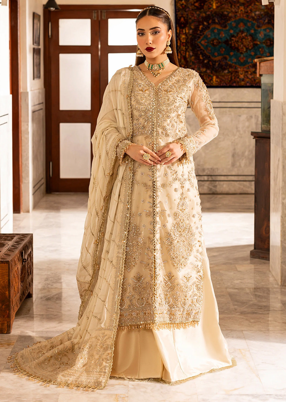 AYN-08 DAISY FORMAL DRESS Readymade Collection by AYLIN 2025 - Memsaab Online