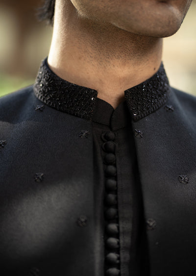 GS-5152 Readymade Front Open Sherwani with Inner Suit 2025 - Memsaab Online