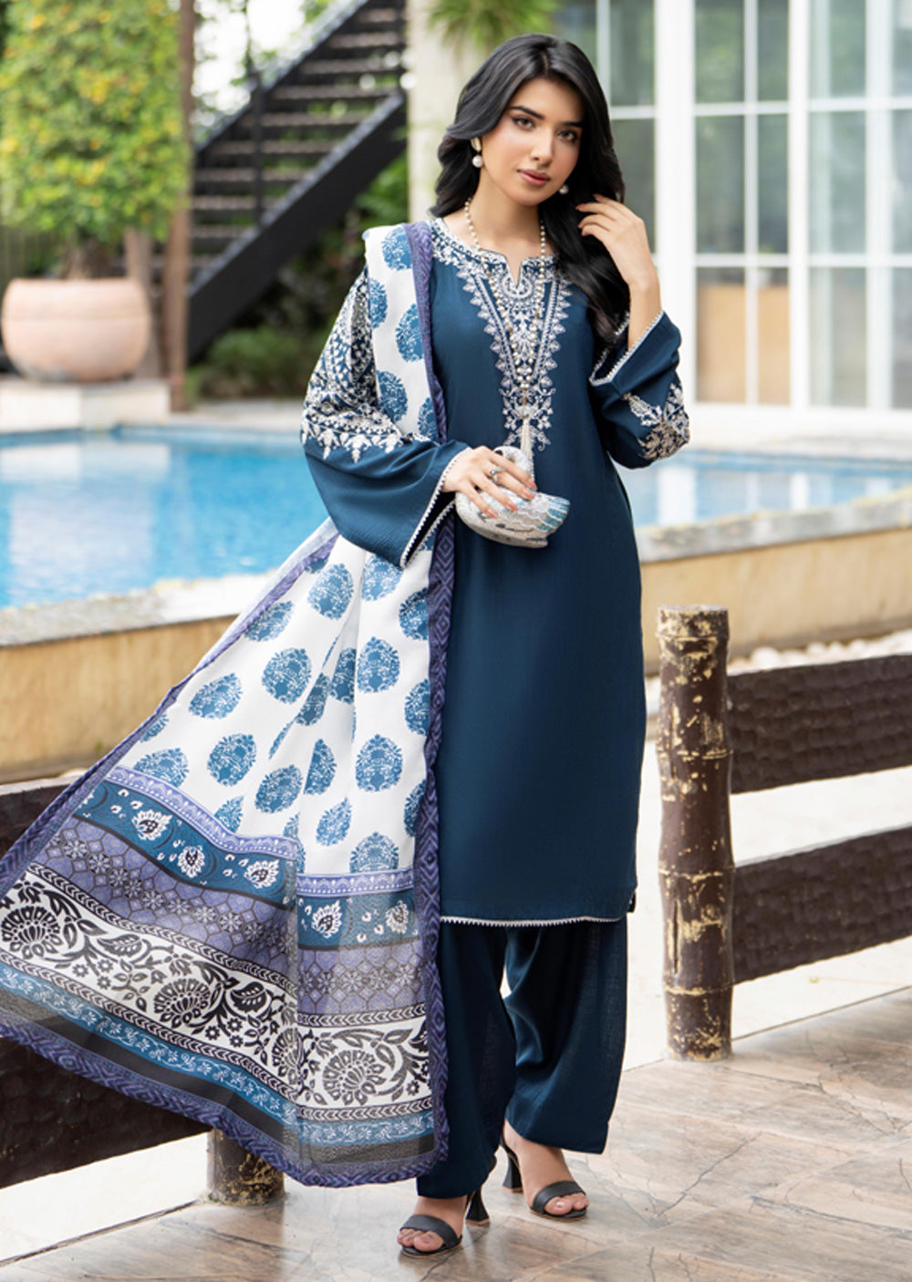Ran-05-Readymade- Rania.H LINEN Collection 2025 - Memsaab Online