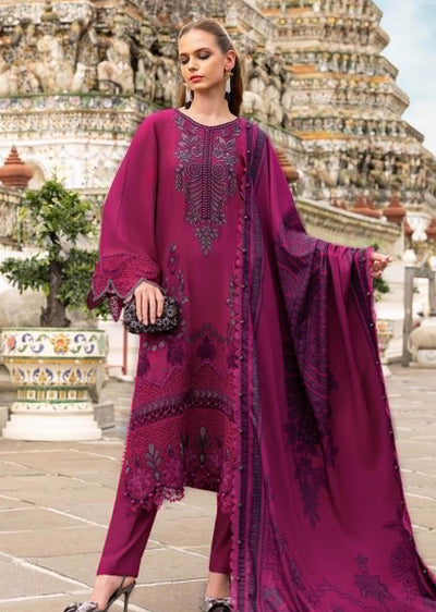 MPT-2804-B Unstitched - Maria B MPRINTS Collection 2025 - Memsaab Online
