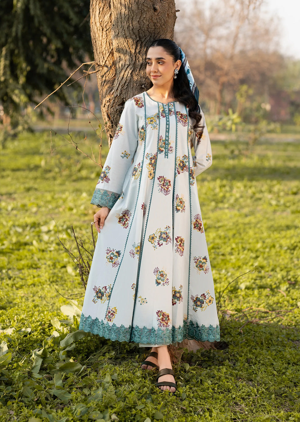 Petal Whisper Garnet - Readymade 3 Piece COTAN Suit - Memsaab Online