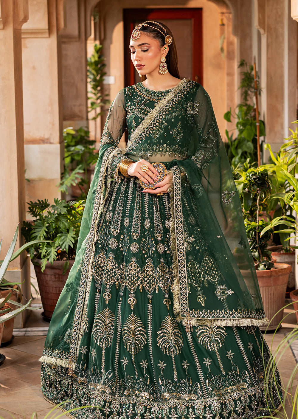 AYN-03 EMERALD MAXI Readymade Collection by AYLIN 2025 - Memsaab Online