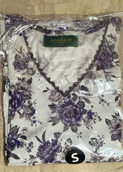 BUT-137- Readymade linen Printed suit 2025 - Memsaab Online