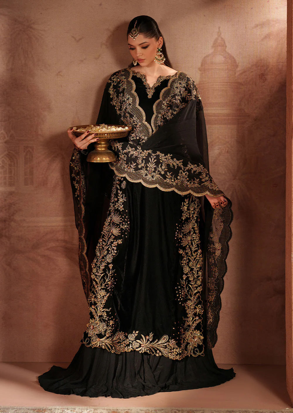 IV-62 Readymade Iznik Embroidered Velvet Edition 2025 - Memsaab Online